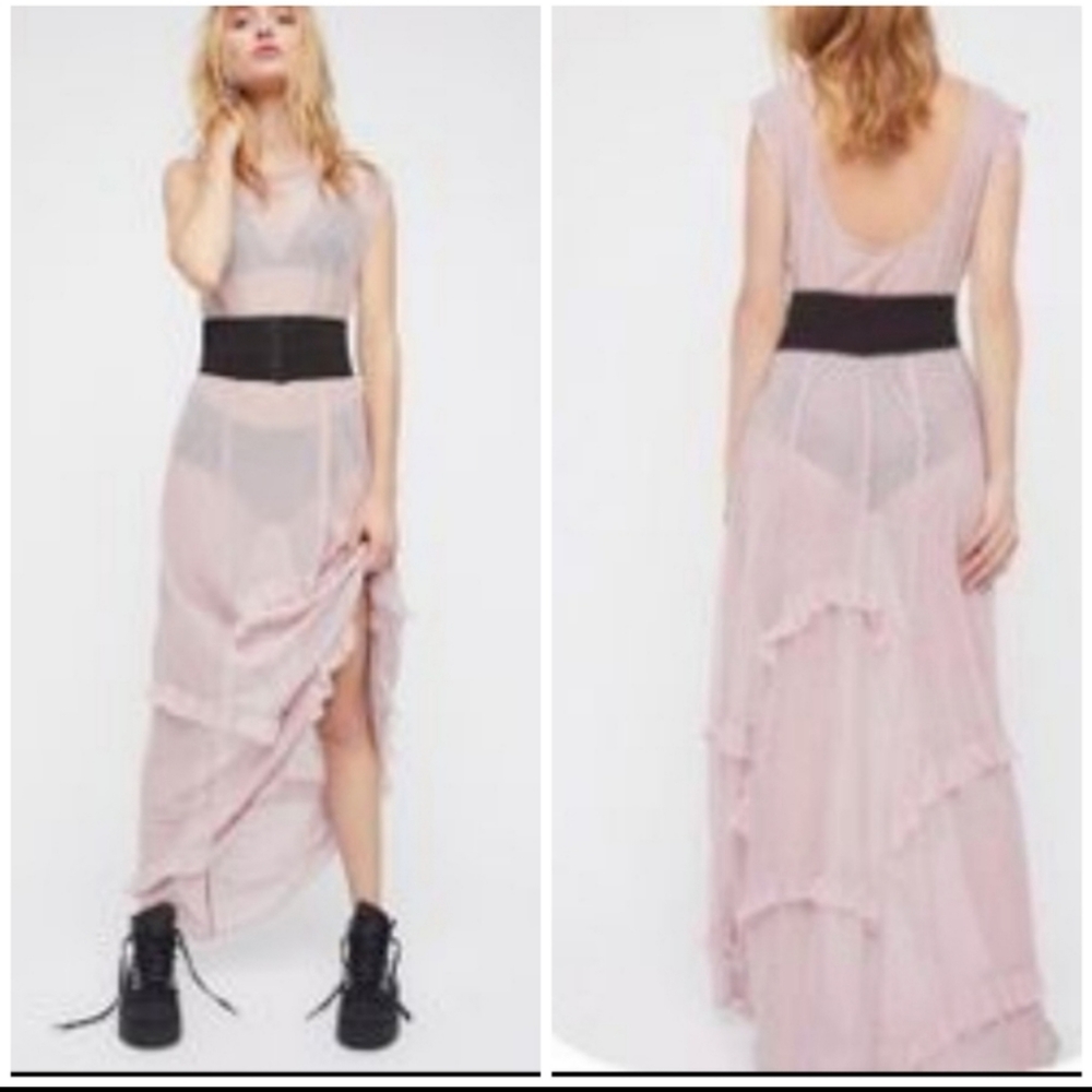 Free People Corset Is Maxi Slip